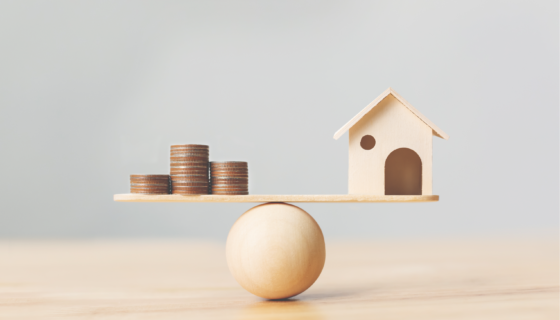 Balancing money and house