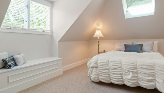 A clean and tidy room of a rental property and how cleanliness leads to long-term tenancy.