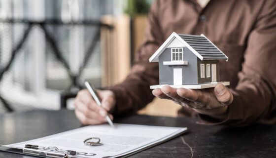 Rental agreement paper for possible long-term and short-term property agreements.